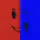 Red blue dumb wall