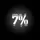 7%
